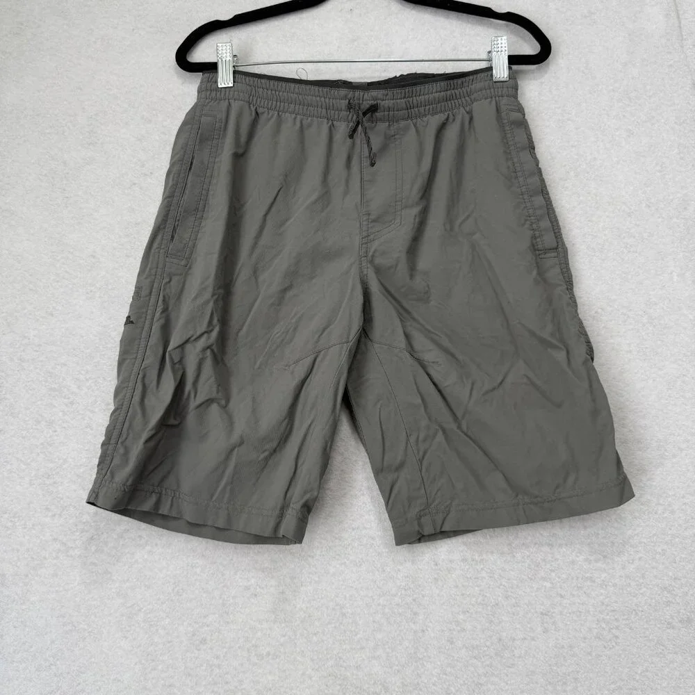 Kuhl Shorts Mens Small Gray Drawstring Lightweight Hiking Trail Pockets Outdoor
